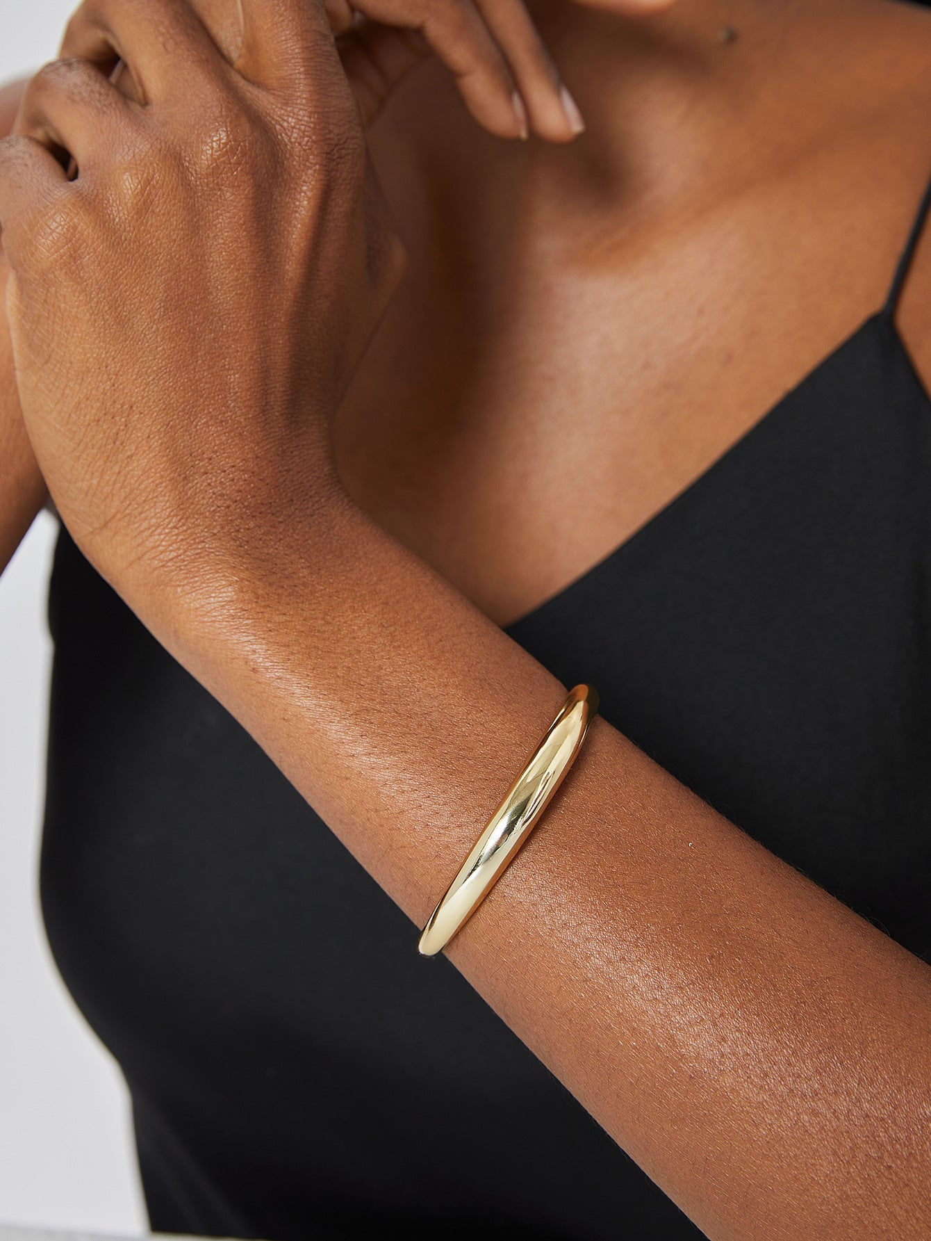 Classic Glossy Cuff Bracelet