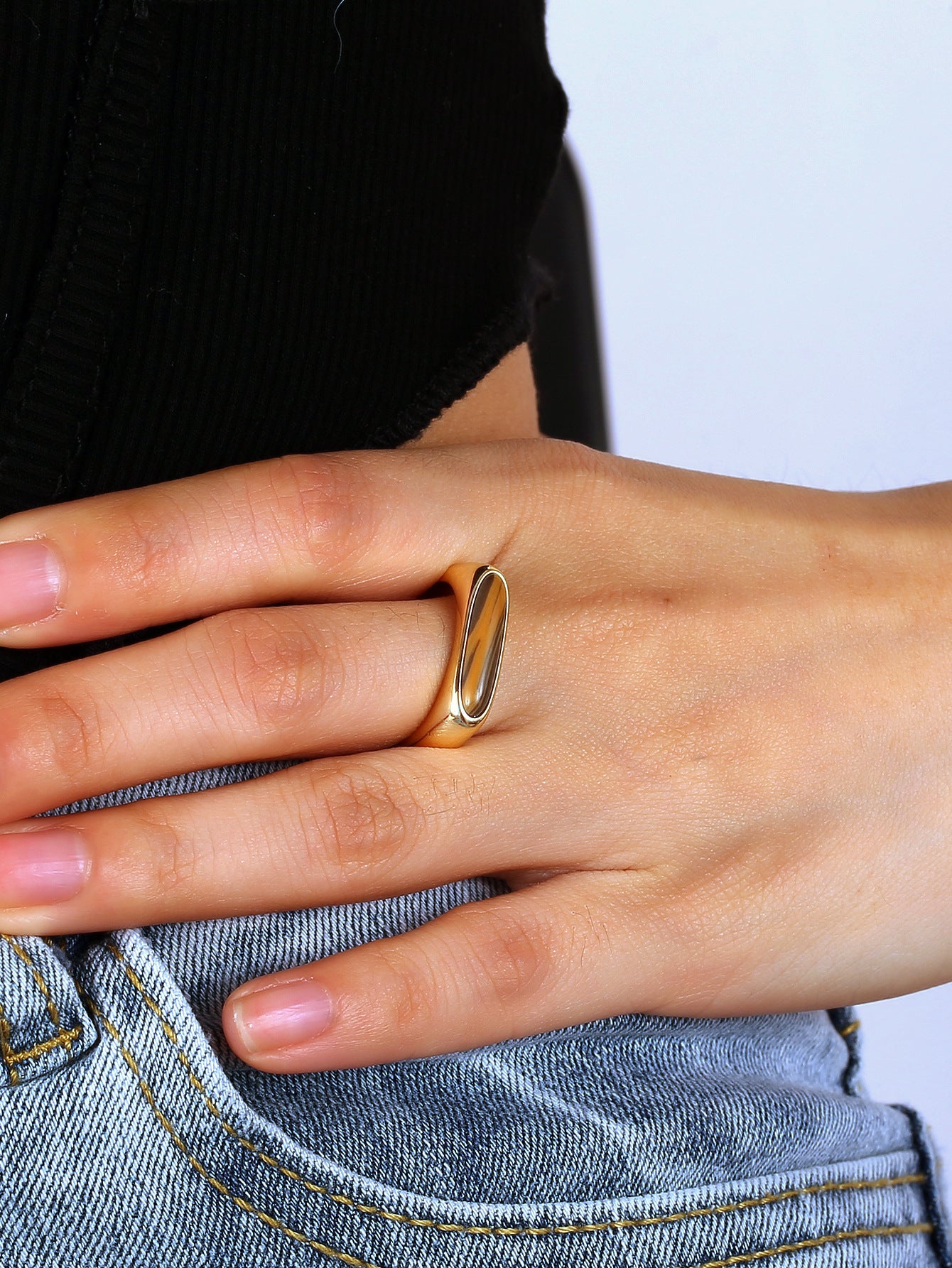 Tiger Eye Stone Ring