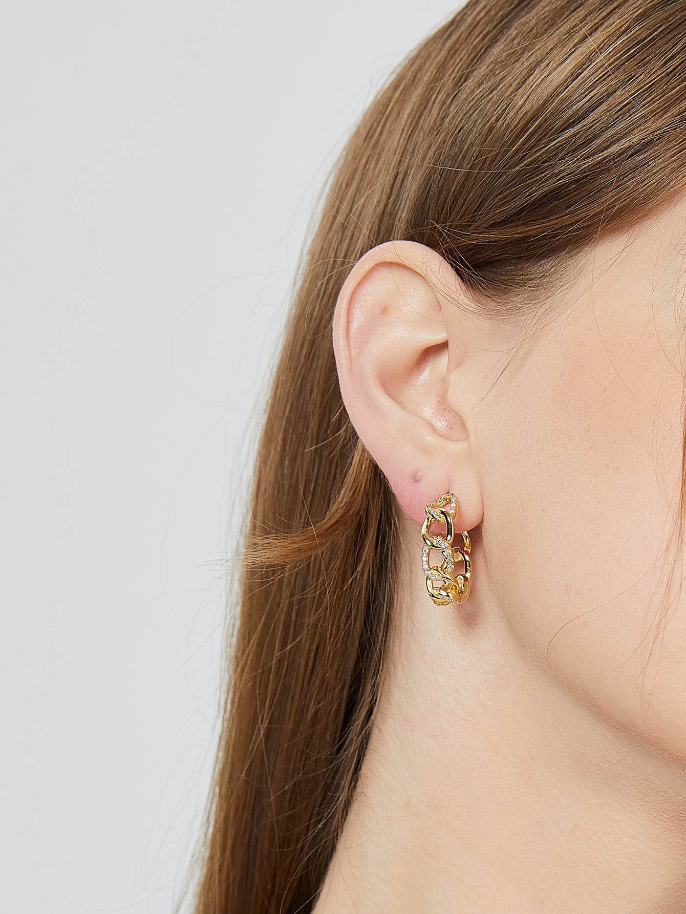 Hollow Zircon Studs