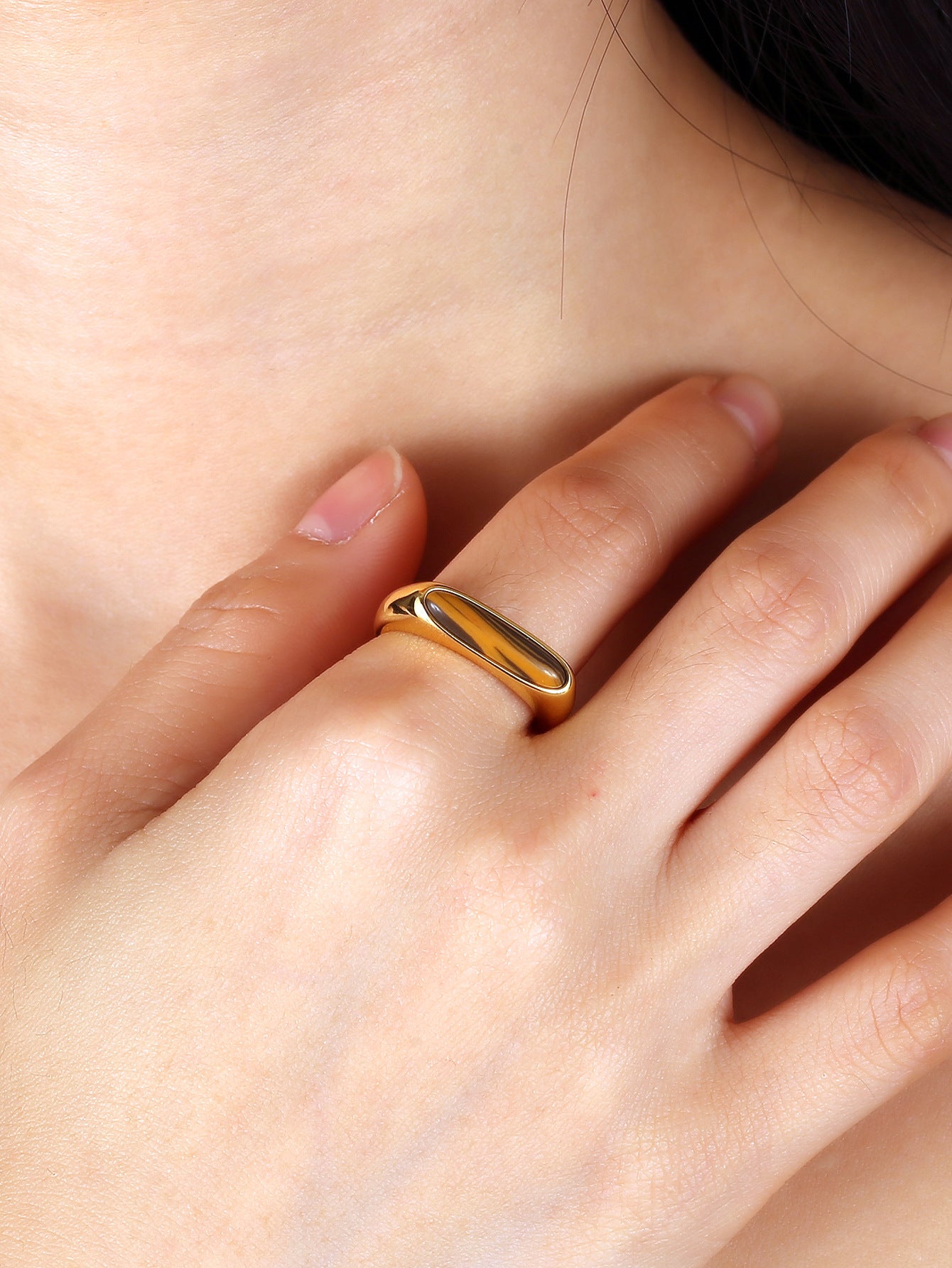 Tiger Eye Stone Ring