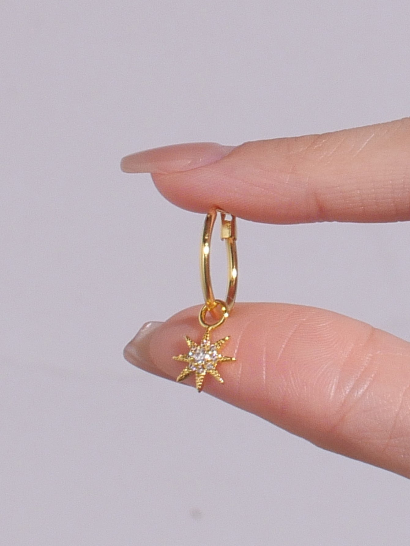 Sunflower Zircon Drop Earrings