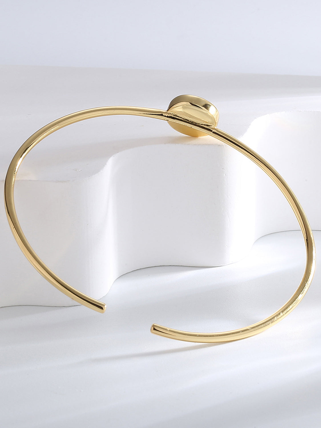Black Enamel Cuff Bracelet