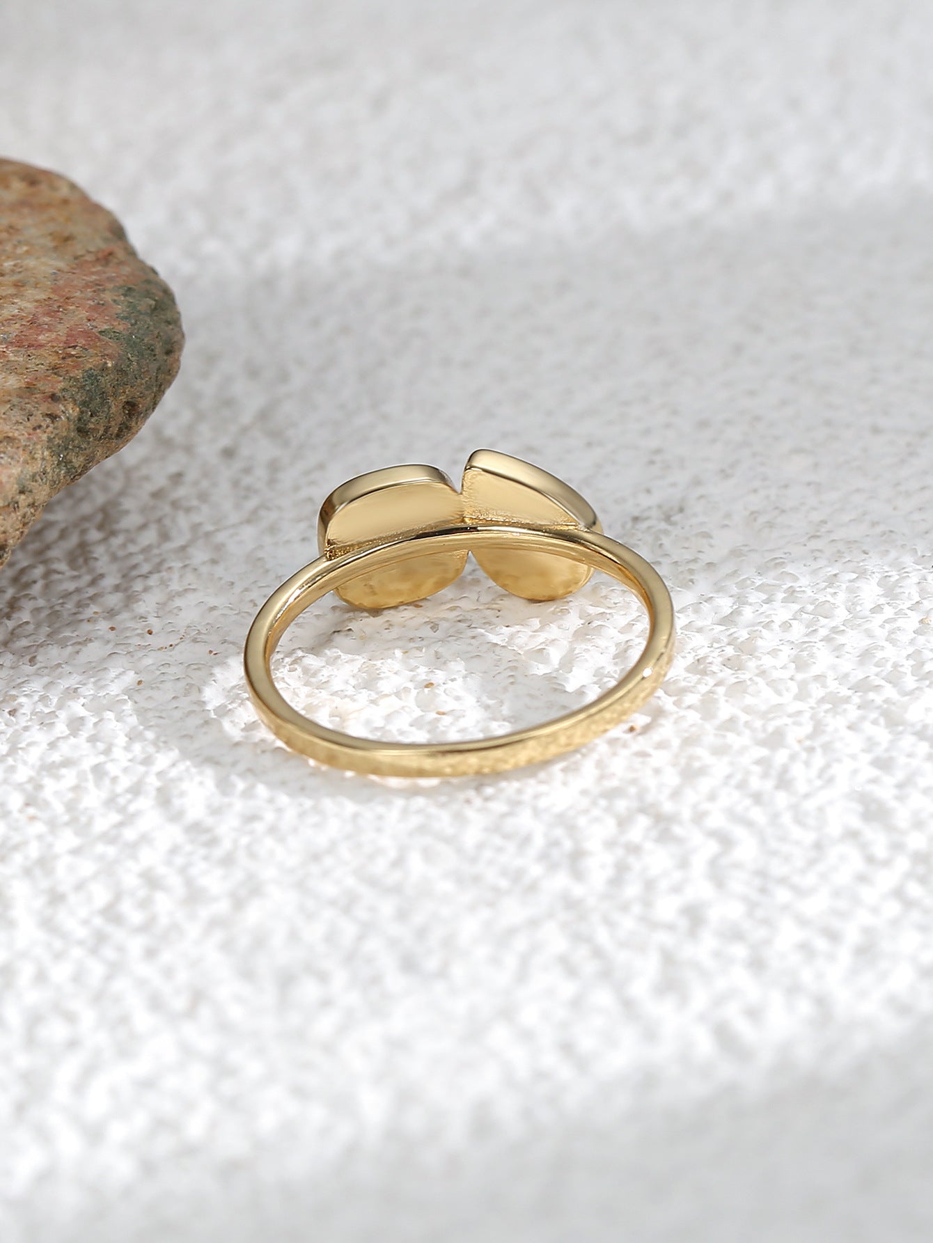 Geometric Opal Ring