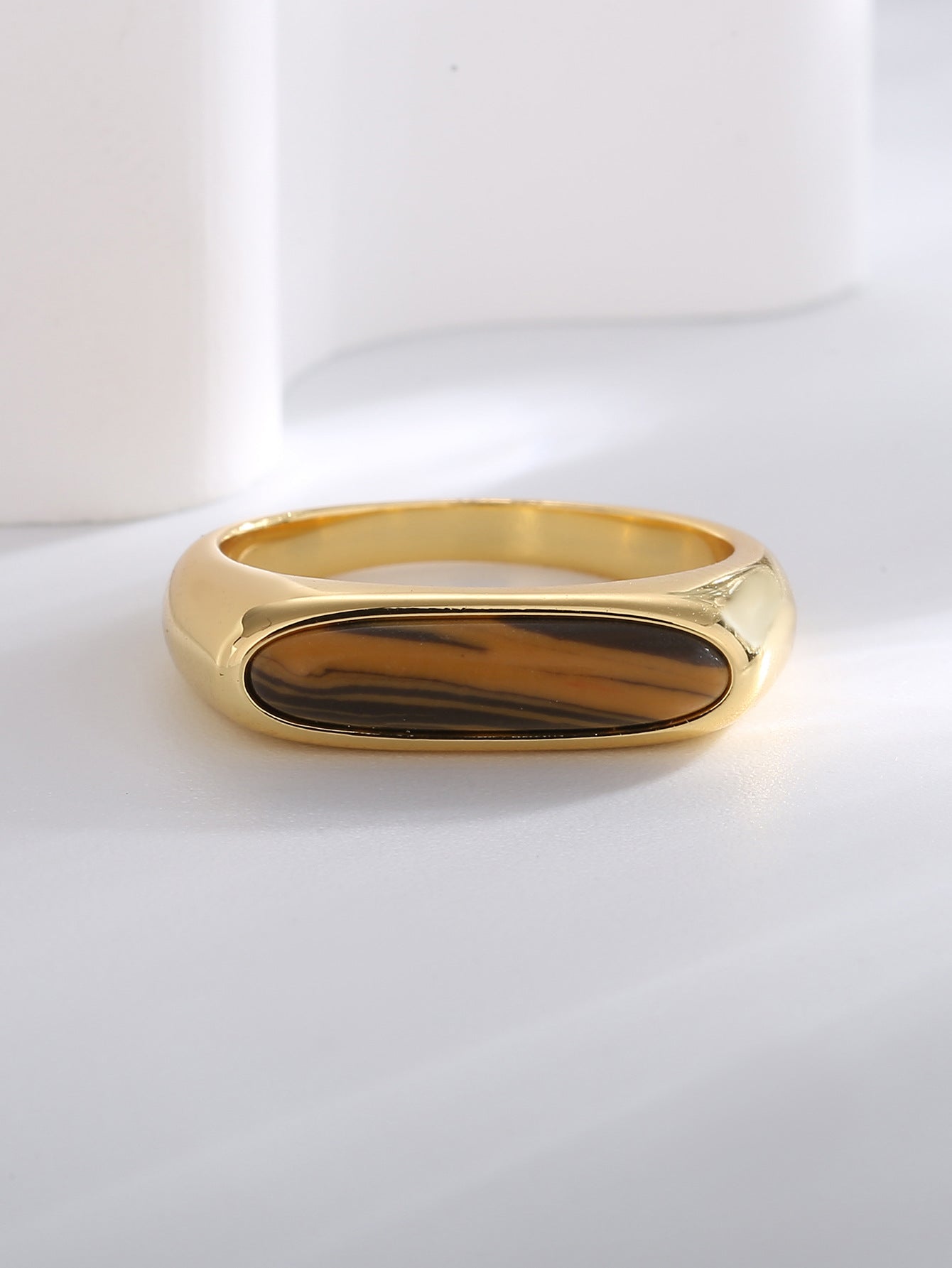 Tiger Eye Stone Ring