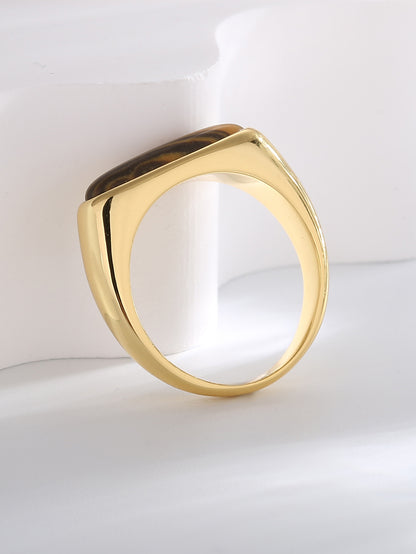 Tiger Eye Stone Ring
