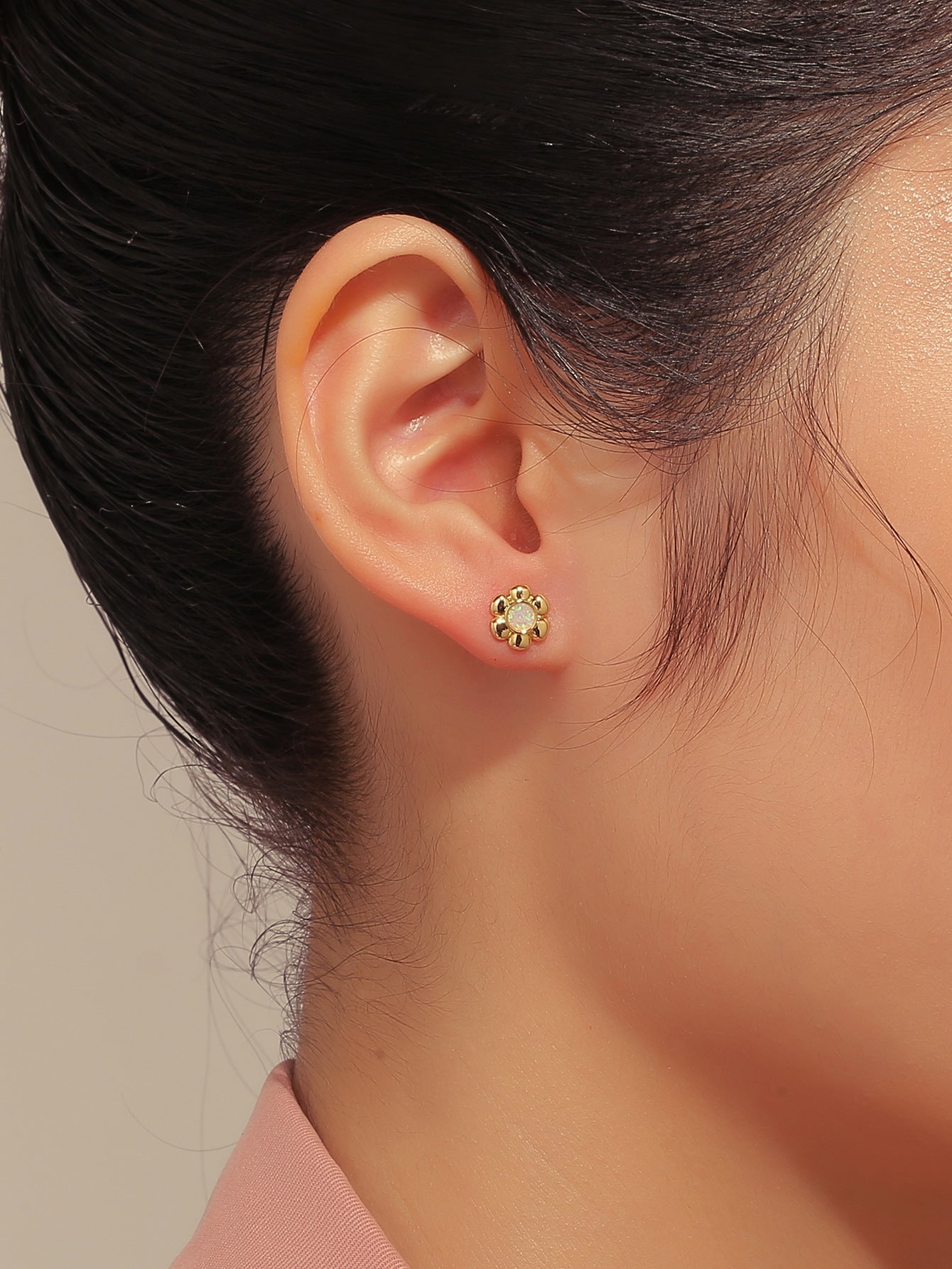 Classic Flower Stud Earrings