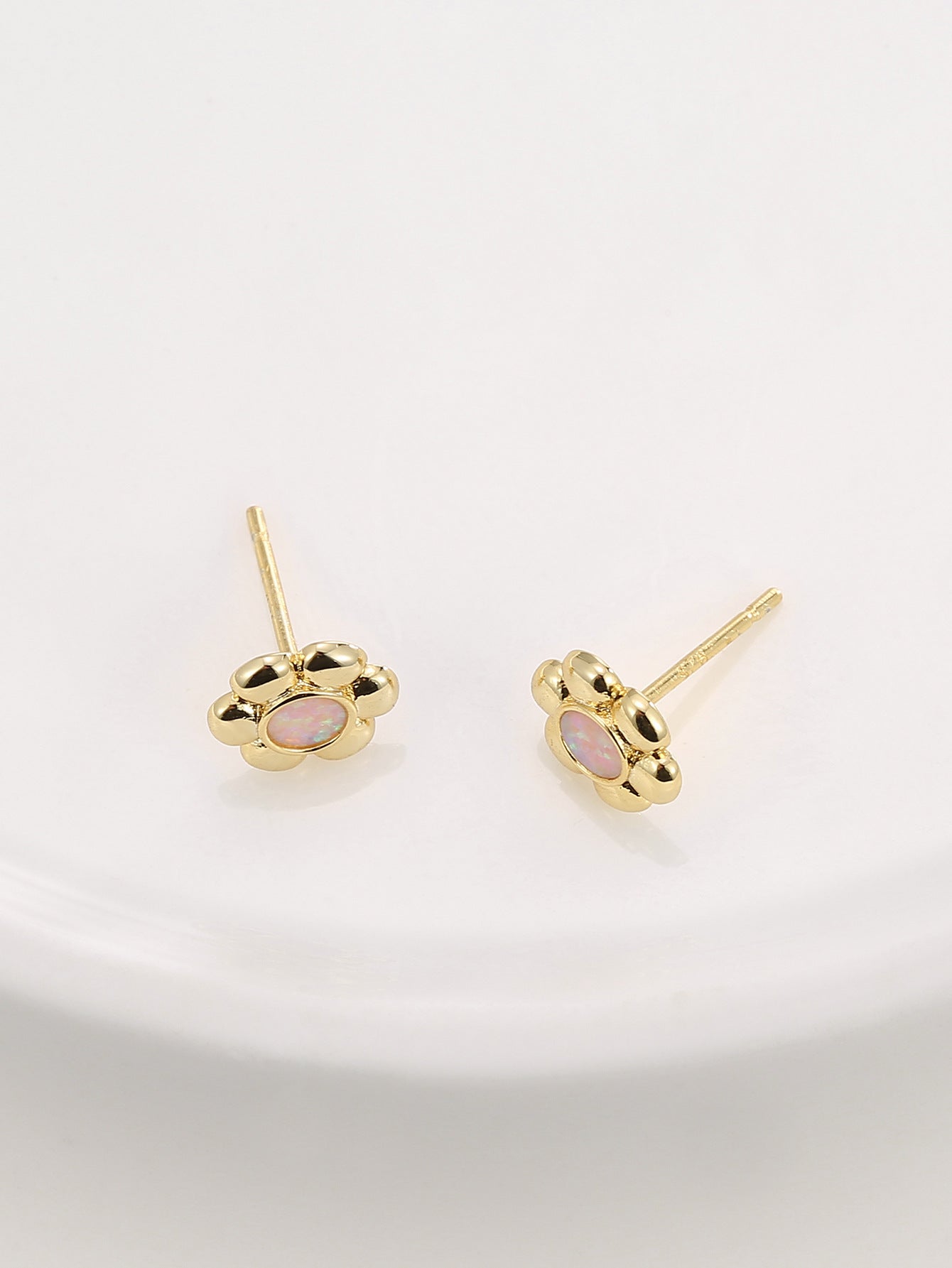 Classic Flower Stud Earrings