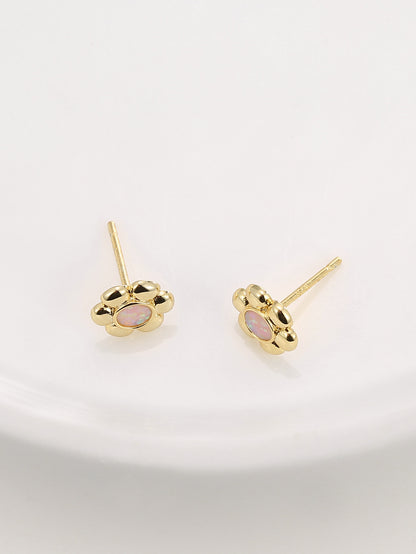 Classic Flower Stud Earrings