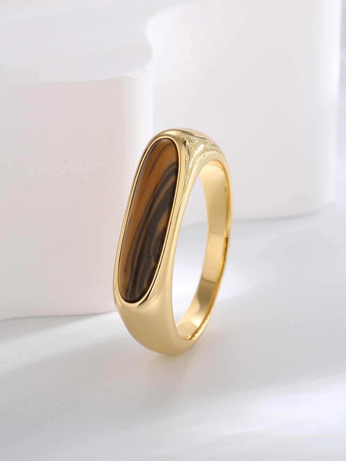 Tiger Eye Stone Ring