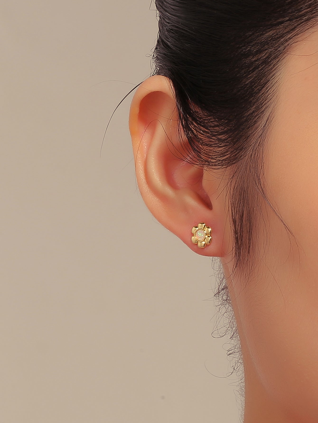 Classic Flower Stud Earrings