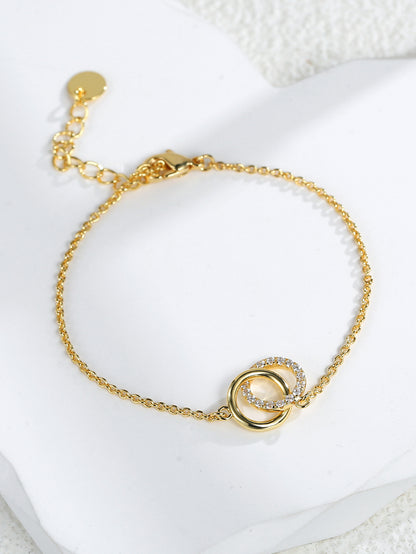 Double Circle Chain Bracelet