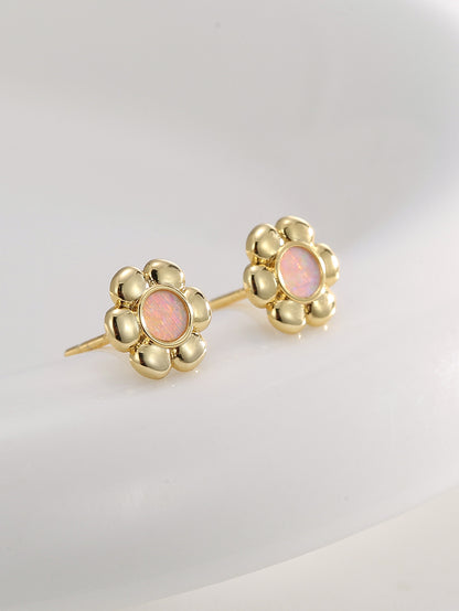 Classic Flower Stud Earrings