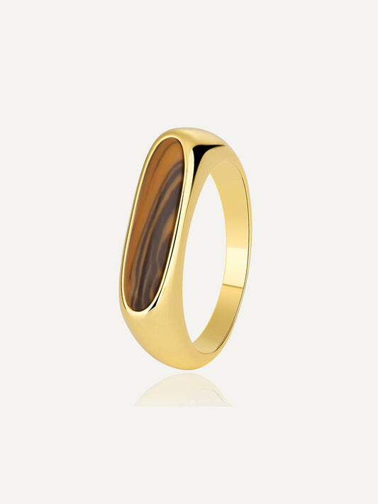 Tiger Eye Stone Ring