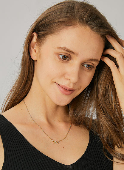 Leaf Branch Pendant Necklace