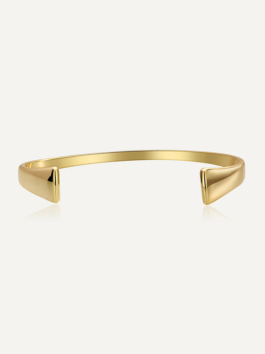 Minimalist Glossy Open Bangle