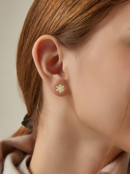 Classic Flower Stud Earrings