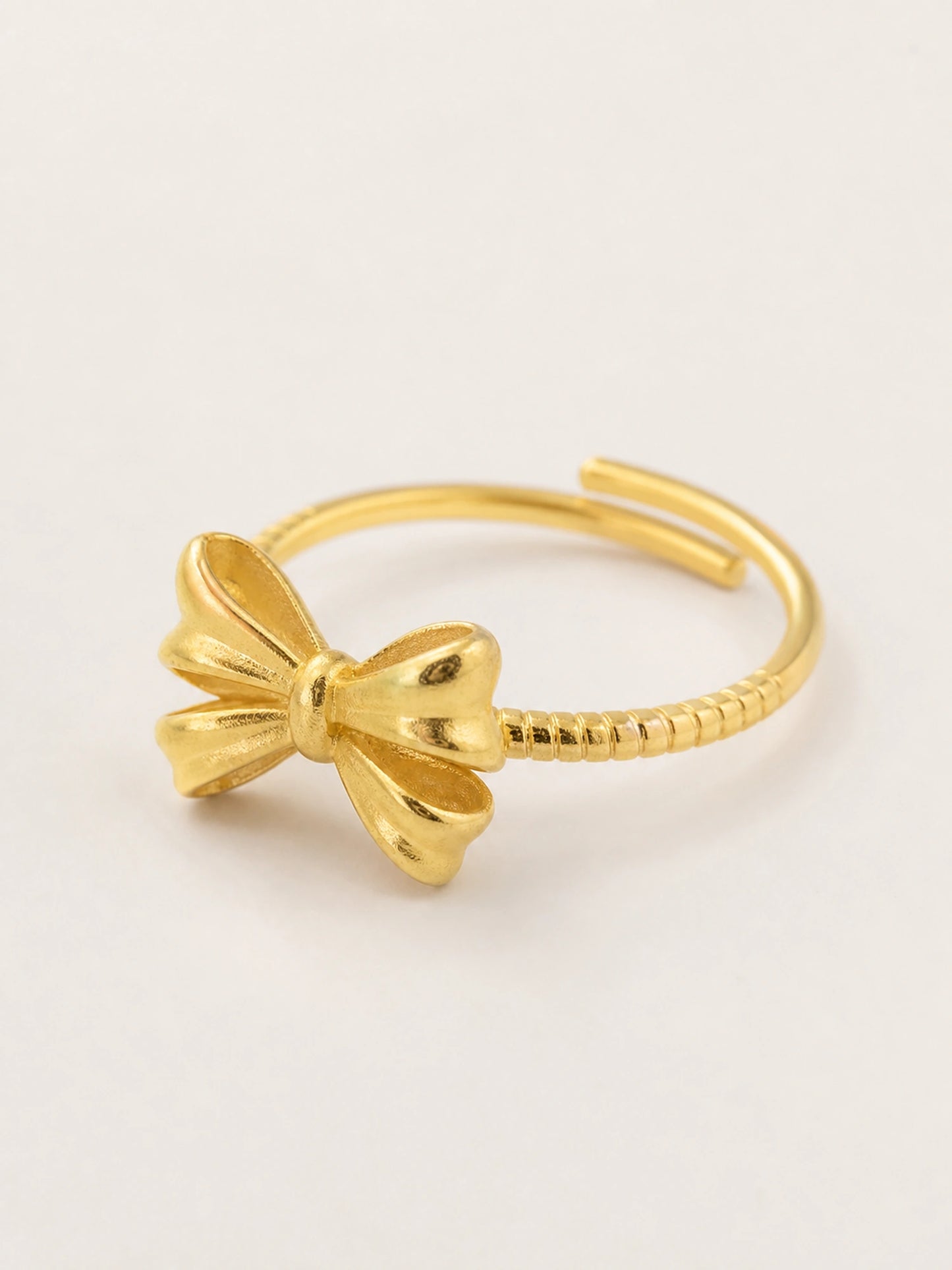 Sweet Bow Open Ring