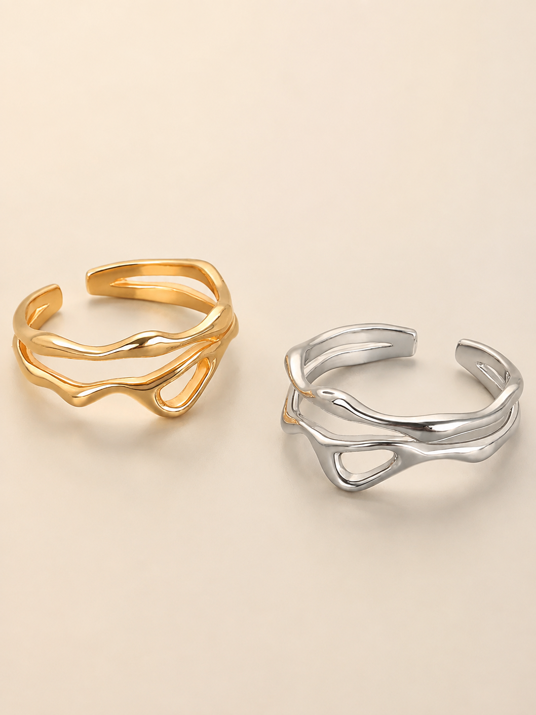 Freeform Rhythm Open Ring