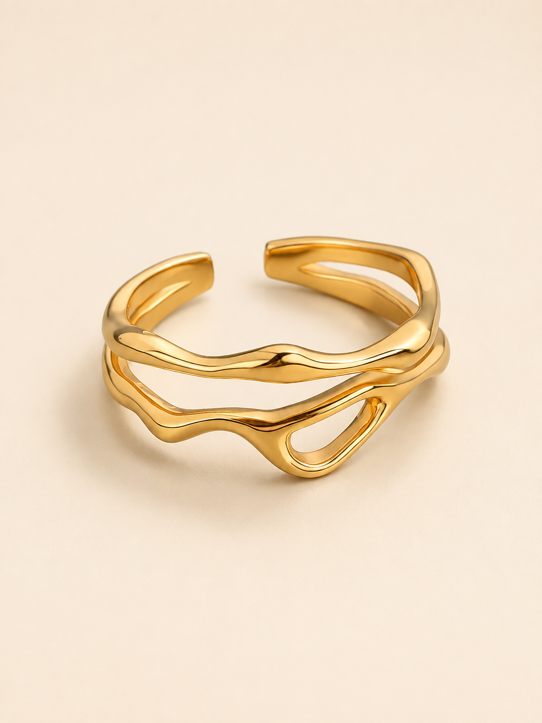 Freeform Rhythm Open Ring