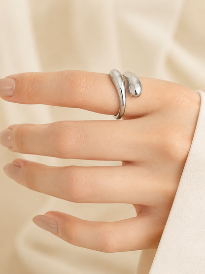 Liquid Drop Wrap Ring