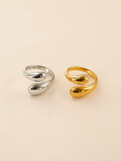 Liquid Drop Wrap Ring