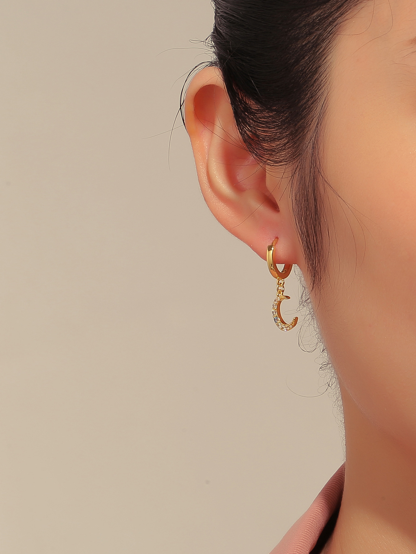 Star & Moon Drop Earrings